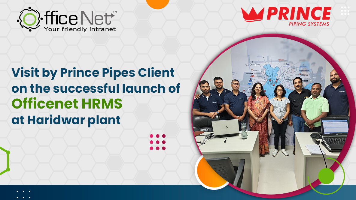 Launch of Officenet HRMS at the Haridwar plant. 